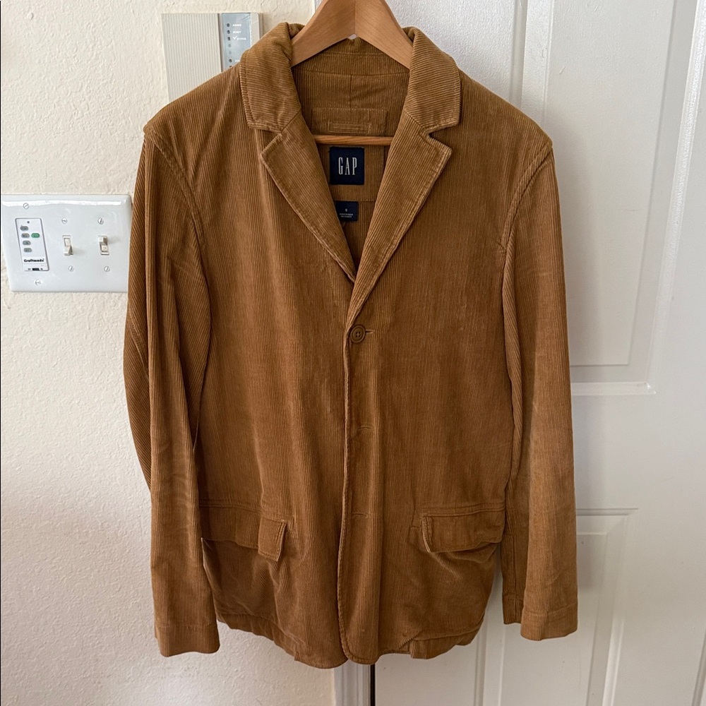 GAP Tan Corduroy Shirt Jacket